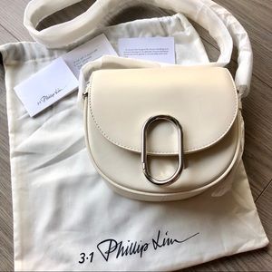 💥SOLD💥Phillip Lim Alix Mini Saddle Bag Off White